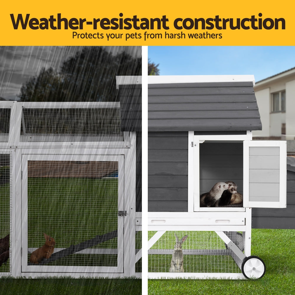 Chicken Tractor/Coop Extra Large 225cm x 80.5cm x 105cm