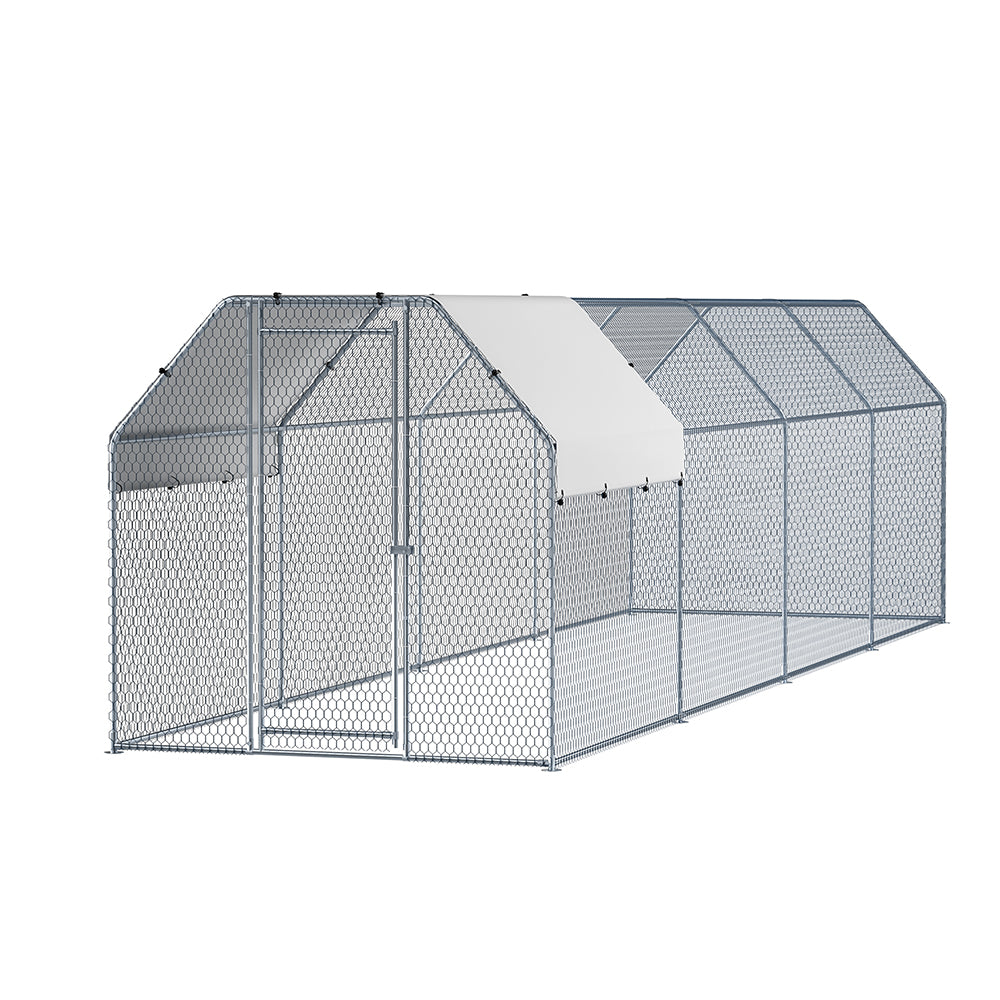Chicken Run Walk In Hen House 2mx8mx2m