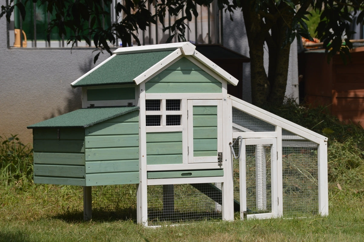 Chicken Coop with Nesting Box 150cm x 60cm x 93cm