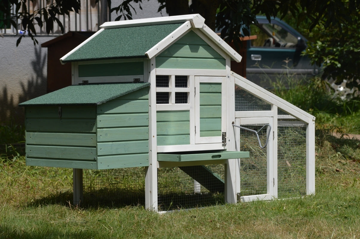 Chicken Coop with Nesting Box 150cm x 60cm x 93cm