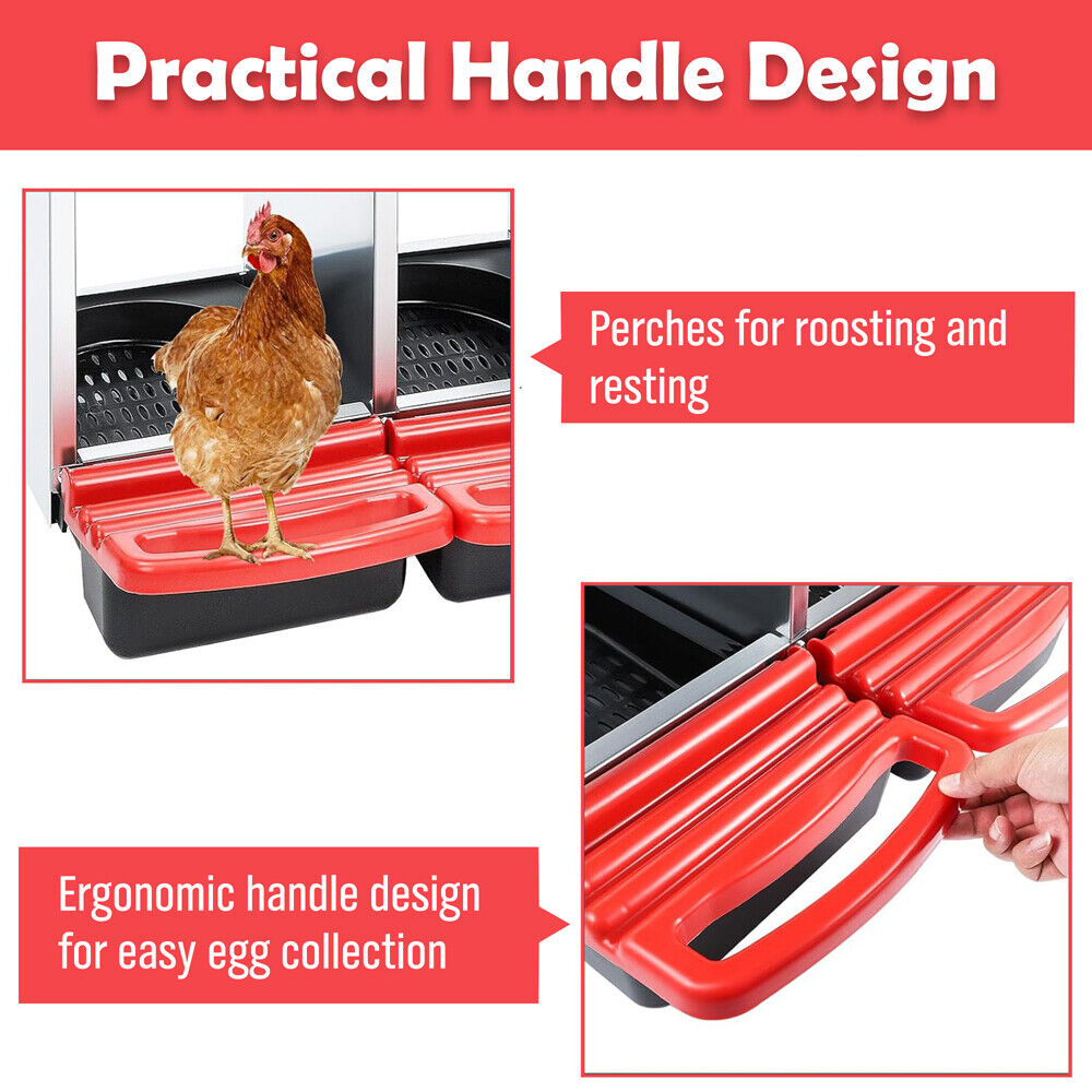2 Hole Roll Away Lay Nesting Box