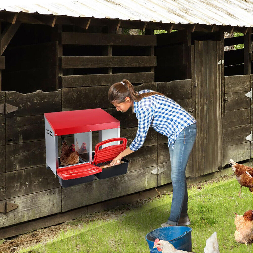 2 Hole Roll Away Lay Nesting Box