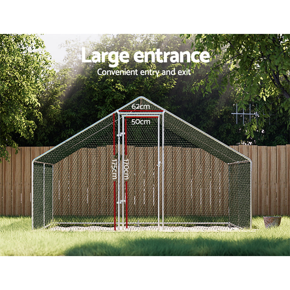 Chicken Run Walk in Hen House Cage 3mx4mx2m