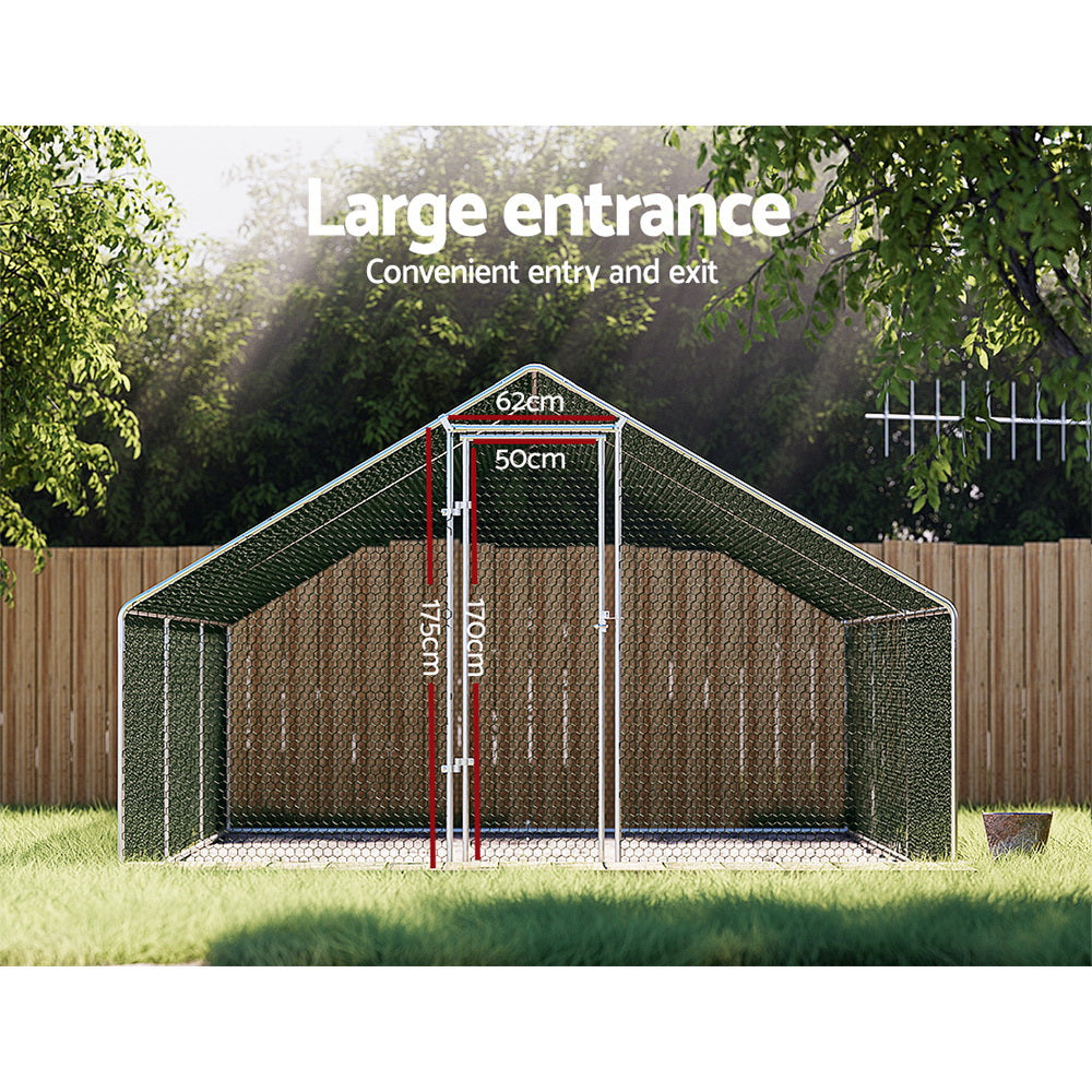 Chicken Run Walk in Hen House 3mx6mx2m