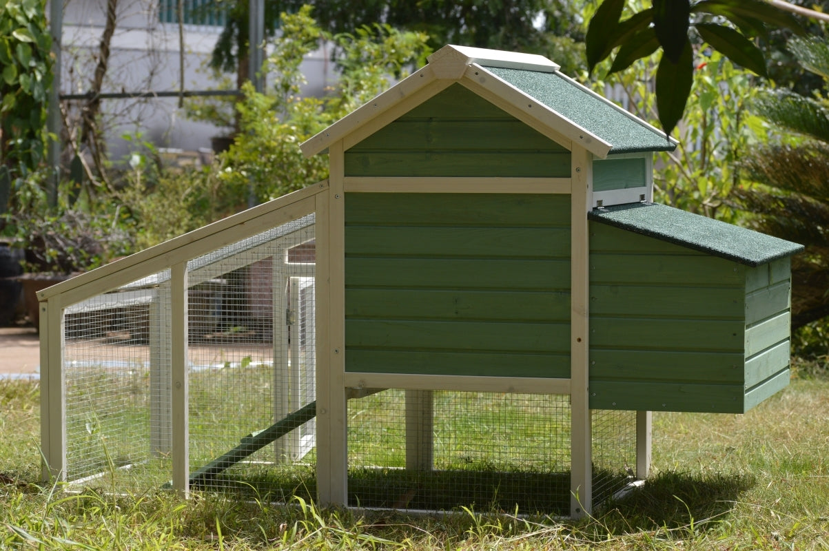 Chicken Coop with Nesting Box 150cm x 60cm x 93cm