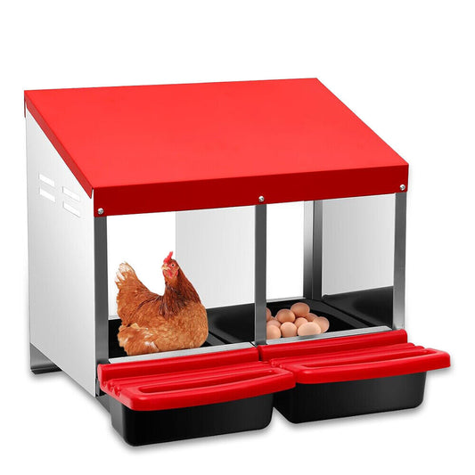 2 Hole Roll Away Lay Nesting Box