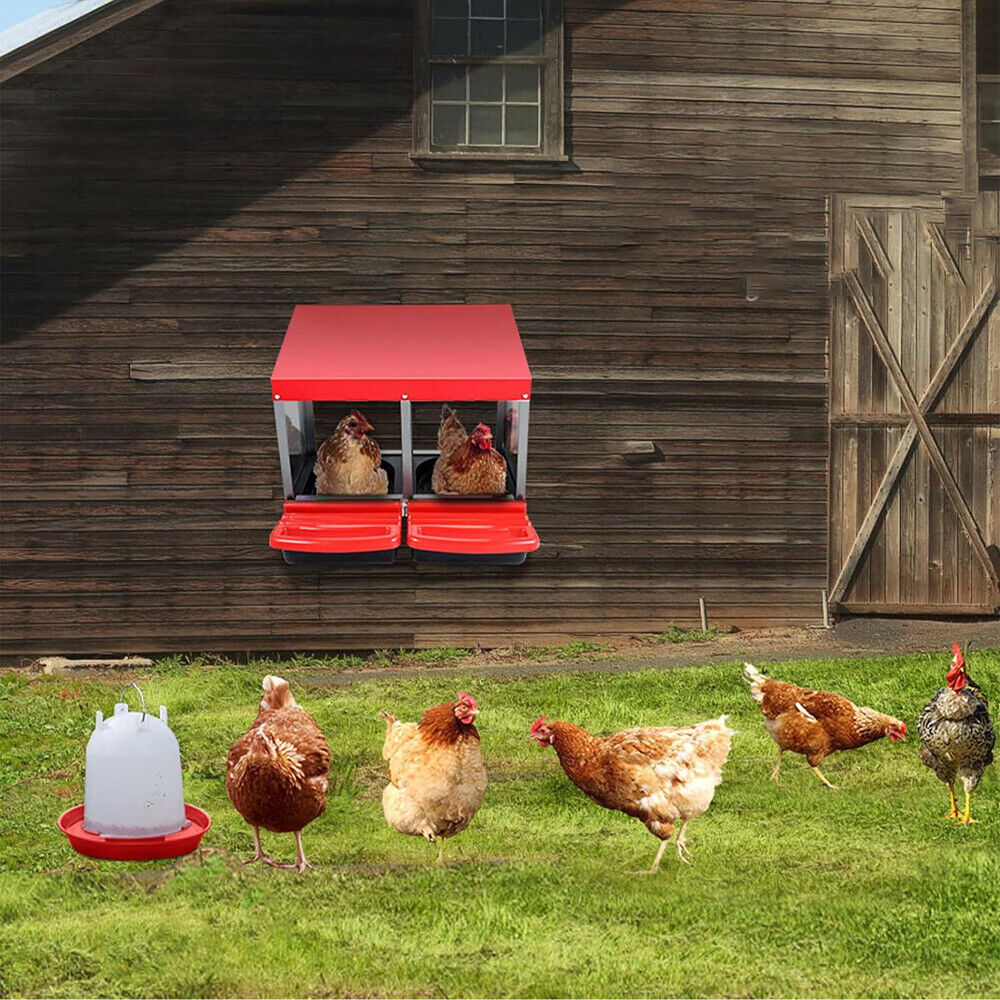 2 Hole Roll Away Lay Nesting Box